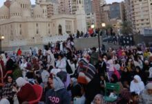 بالصور والفيديو.. تكبيرات العيد من مسجد المرسي أبو العباس في الإسكندرية تلهب الأجواء الروحانية