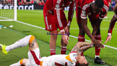 جالاتا سراي يتقدم بشكوى رسمية ضد ليفربول بسبب إصابة نوا لانج بقطع في إصبعه