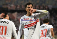 حسام عبدالمجيد يتقدم بهدف مبكر في مباراة الزمالك وأوٽوهو الكونغولي ويشعل حماس الجماهير