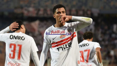 حسام عبدالمجيد يتقدم بهدف مبكر في مباراة الزمالك وأوٽوهو الكونغولي ويشعل حماس الجماهير