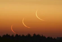 شاهد أول صورة في العالم الإسلامي تُظهر هلال شهر شوال بشكل حصري وموثوق