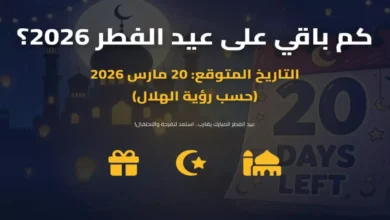 عاجل: اقتربنا من عيد الفطر 2026 في السعودية – الموعد الرسمي والتوقعات الأخيرة قبل الاحتفالات!