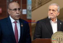 غزواني يبعث بأطيب التهاني إلى الرئيس الإيراني بمناسبة عيد الفطر ويؤكد على تعزيز التعاون بين البلدين