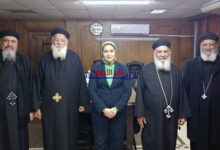 قيادات كنائس غرب الإسكندرية يوجهون تهاني عيد الفطر لحي العجمي ويؤكدون الوحدة والتعايش