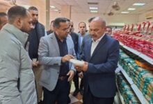 محافظ السويس يتفقد "دلتا ماركت" لضمان توفر السلع الغذائية بأسعار مناسبة ويشدد على دعم المواطنين