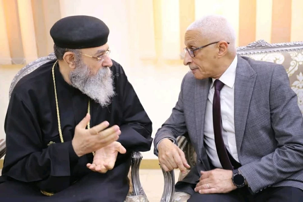 محافظ شمال سيناء يستقبل وفد المطرانية لتهنئته بعيد الفطر المبارك ويؤكد على الوحدة الوطنية