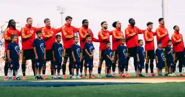 بلجيكا تتقدم بهدف على كرواتيا في الشوط الأول في مواجهة منافس مصر بكأس العالم