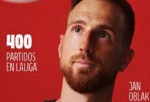 أوبلاك يشارك في احتفالية مميزة بمباراته الـ 400 في الليجا وسط فرحة لاعبي أتلتيكو مدريد بكأس العالم