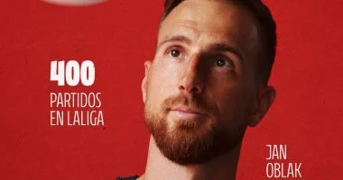 أوبلاك يشارك في احتفالية مميزة بمباراته الـ 400 في الليجا وسط فرحة لاعبي أتلتيكو مدريد بكأس العالم