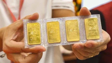انخفاض ملحوظ في أسعار الذهب المحلية وتراجع مبيعات شركة SJC إلى حوالي 140 مليون دونغ فيتنامي