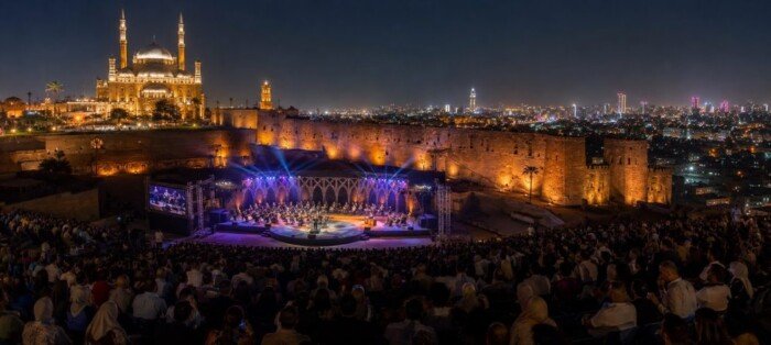 نسمة محجوب وفرقة وسط البلد يضيئان ختام ليالي مهرجان القلعة 2026 بأجواء ساحرة ومليئة بالحيوية