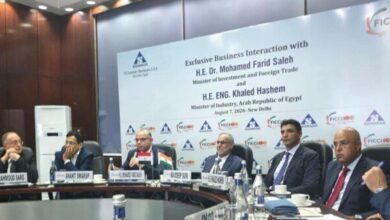 وزير الصناعة يبحث تعزيز التعاون مع الهند في مجالات الطاقة والكيماويات والزراعة على هامش اجتماع البريكس
