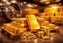 أسعار الذهب المحلية تثبت على حالها في حين تراجعت الأسعار العالمية بأكثر من 120 دولارًا