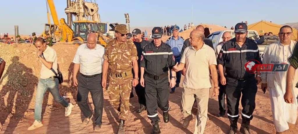 المدير العام للحماية المدنية يتنقل لمتابعة عملية إخراج الطفل أيوب من البئر الإرتوازي وسط إجراءات عاجلة وتضحيات كبيرة