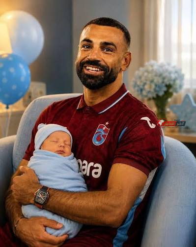 محمد صلاح يصبح والدًا للمرة الثالثة بعد ولادة ابنته "ليل" من شقيقه "مكة" و"كيان"